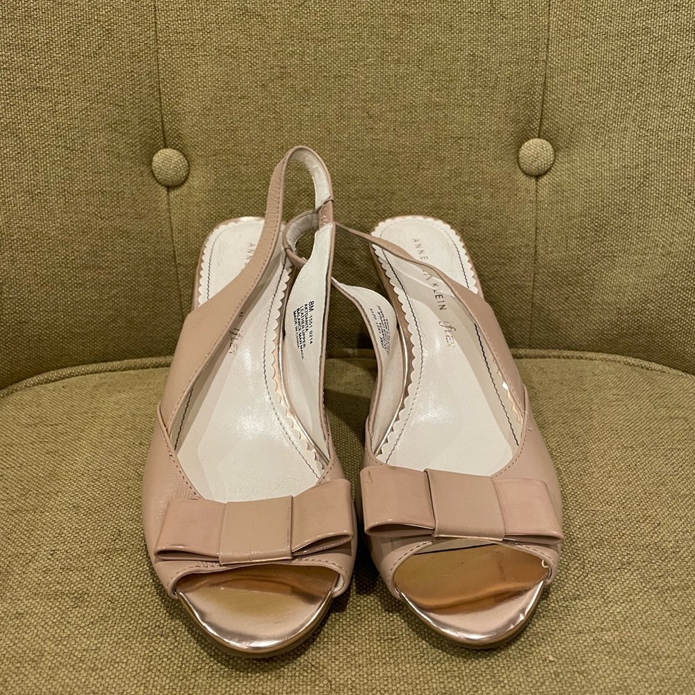 Anne Klein slingback heels!